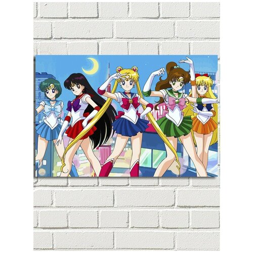 Картина по номерам Аниме Сейлор Мун Sailor moon - 7562 Г 60x40 картина по номерам набор для раскрашивания на холсте аниме сейлор мун sailor moon 7561 г 60x40