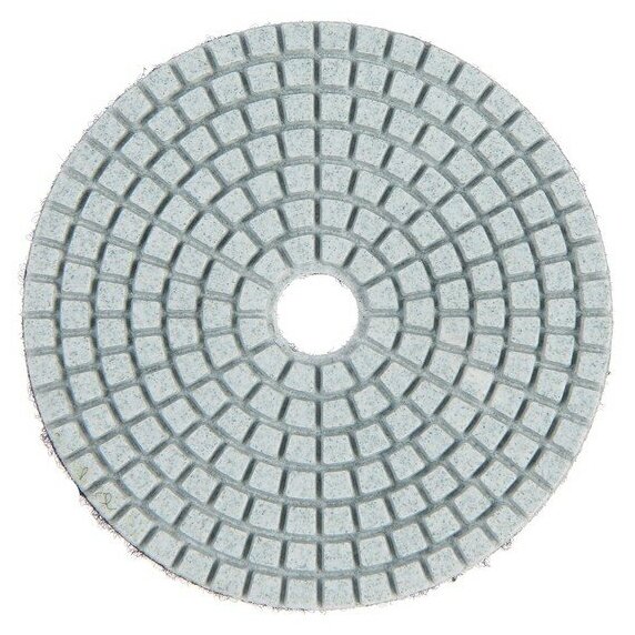 Алмазный гибкий шлифовальный круг тундра "Черепашка", для мокрой шлифовки, 100 мм, № 100