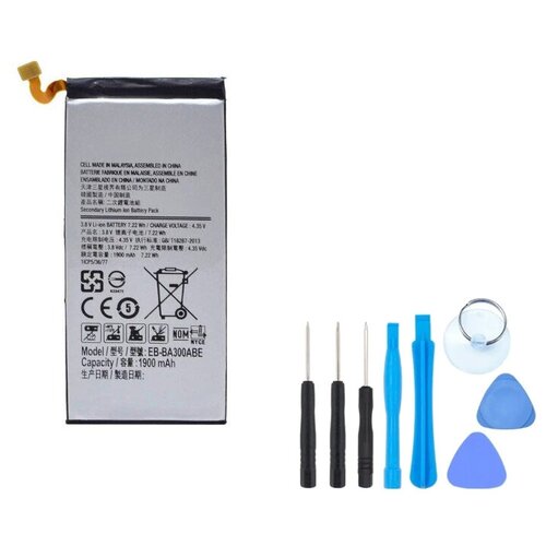 аккумулятор cs smg300sl eb ba300abe для samsung galaxy a3 sm a300f sm a300f ds duos 3 8v 1900mah Аккумулятор для Samsung SM-A300F Galaxy A3 SM-A300F / DS Galaxy A3 Duos EB-BA300ABE + комплект инструментов