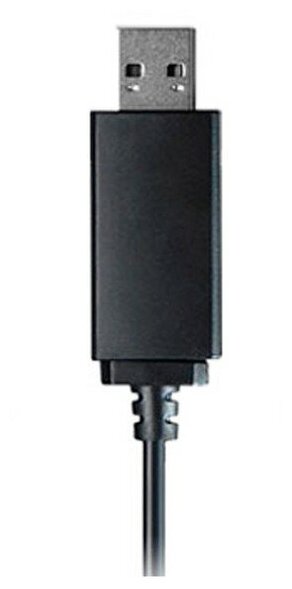 Наушники с микрофоном A4Tech HU-11 черныйбелый 2м накладные USB оголовье