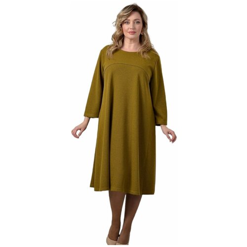 Платье Райский Лотос 00209. Горчица 60р