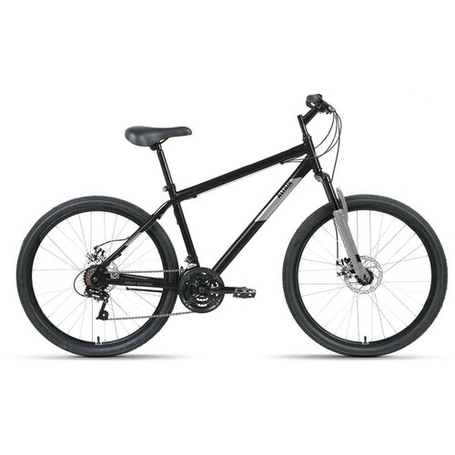 Велосипед ALTAIR MTB HT 26 2.0 D (26 21 ск. рост. 19) 2022, черный/серый, RBK22AL26113