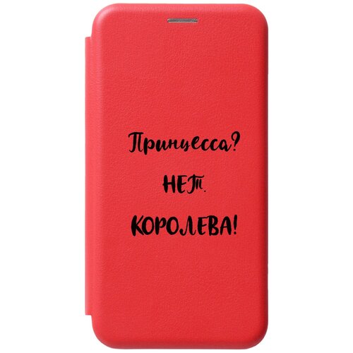 Чехол-книжка на Apple iPhone 14 / Эпл Айфон 14 с рисунком Princes? красный чехол книжка на apple iphone 14 эпл айфон 14 с рисунком magic rhombs красный