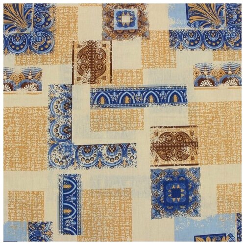 Samy Постельное бельё 1,5 сп, Samy «Арабески», цвет бежевый, 147х215 см, 150х210 см, 70х70 см — 2 шт