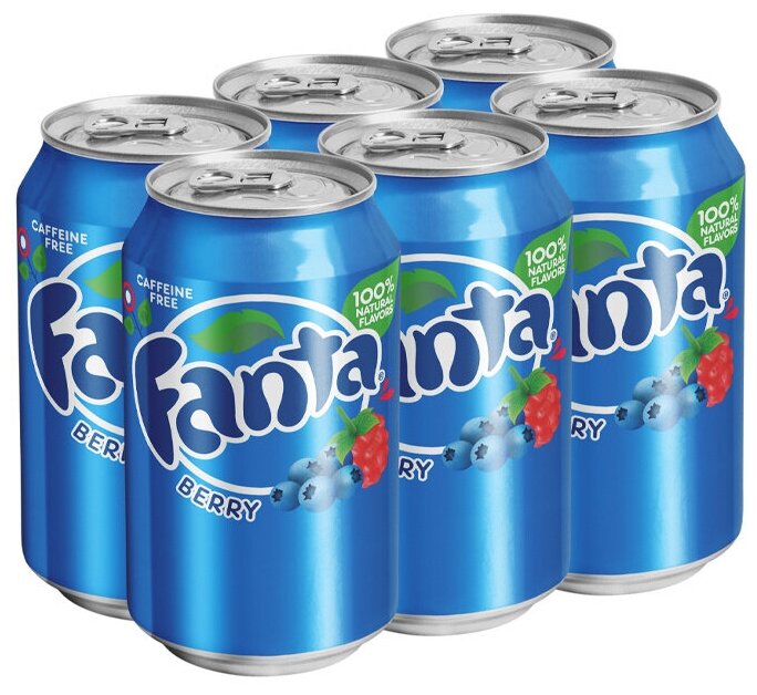 Газированный напиток Fanta Berry Ягоды 12 шт. 0,355. (США) - фотография № 4