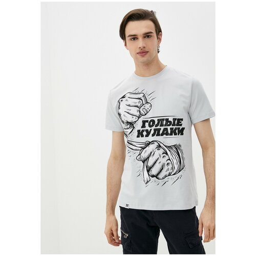 Футболка Legenda Кулаки серая 2XL