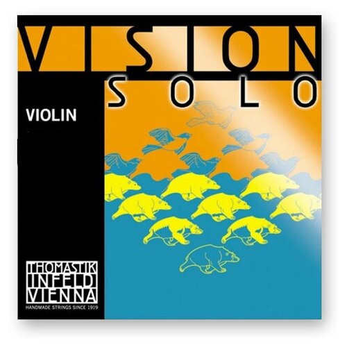 Струны для скрипки Thomastik Vision Titanium Orchestra VIT100O (4 шт) струна e ми для скрипки размером 4 4 thomastik vit01 vision titanium