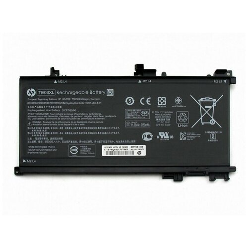 Для HP OMEN 15-ax239ur Аккумуляторная батарея ноутбука аккумулятор для ноутбука hp omen 15 2020 11 55v 4323mah 1 шт