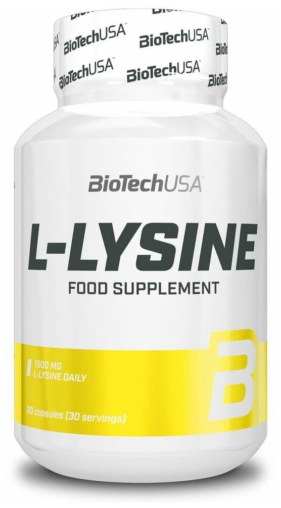 BioTech L-Lysine 1500 mg - 90 капсул, ---