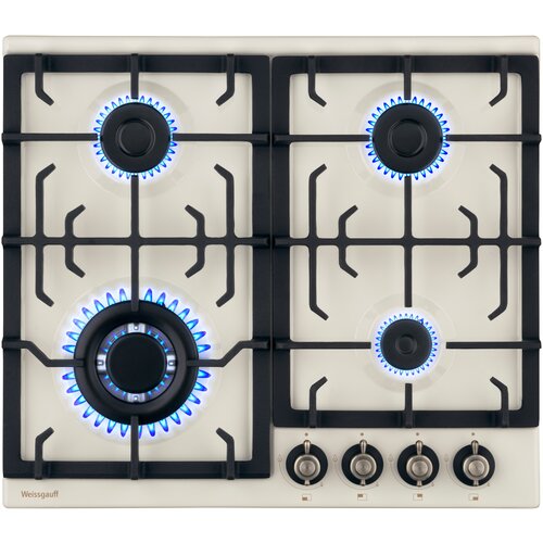 Газовая варочная панель Weissgauff HGG 641 REB бежевый 1354800₽