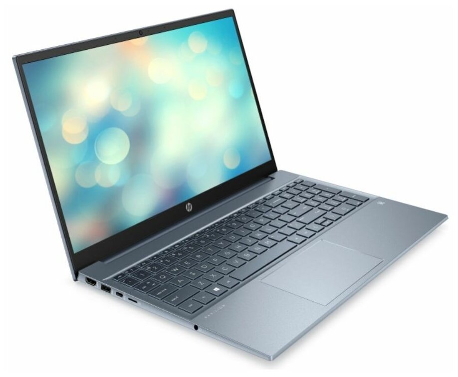 Ноутбук 156 IPS FHD HP Pavilion 15-eh1020ur blue AMD Ryzen 5 5500U8Gb256Gb SSDnoDVDVGA intDOS 3E3X9EA