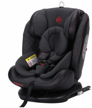 Автокресло Luxmom 299, isofix 0-36 кг, 0-12 лет, черный