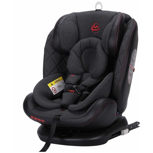 Автокресло Luxmom 299, isofix 0-36 кг, 0-12 лет, черный