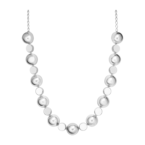 PLATINA jewelry Колье из серебра 925 пробы 07-0255-00-000-0200, размер 35-40