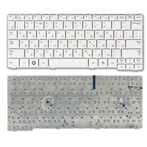Клавиатура keyboard CNBA5902862 для ноутбука Samsung NP-NF110-A0-UA NP-NF110-A01RU белая 1922₽