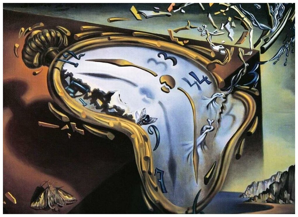 Пазл EuroGraphics Мягкие часы в момент первого взрыва, Сальвадор Дали, 1000 элементов (6000-0842) - фото №2