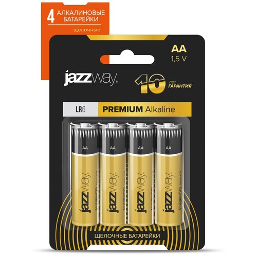 Батарейки алкалиновые JAZZWAY PREMIUM Alkaline АА (LR6, 