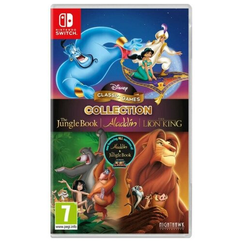 Disney Classic Games Collection: The Jungle Book, Aladdin and The Lion King [US][Nintendo Switch, английская версия] игра для приставки disney classic games collection the jungle book aladdin the lion king ps4 английская версия