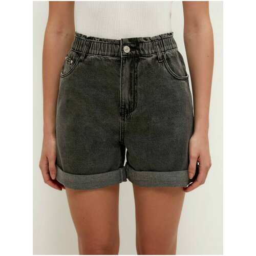 фото Шорты джинсовые zarina женские 2265434734 ,цвет:серый деним,размер:52