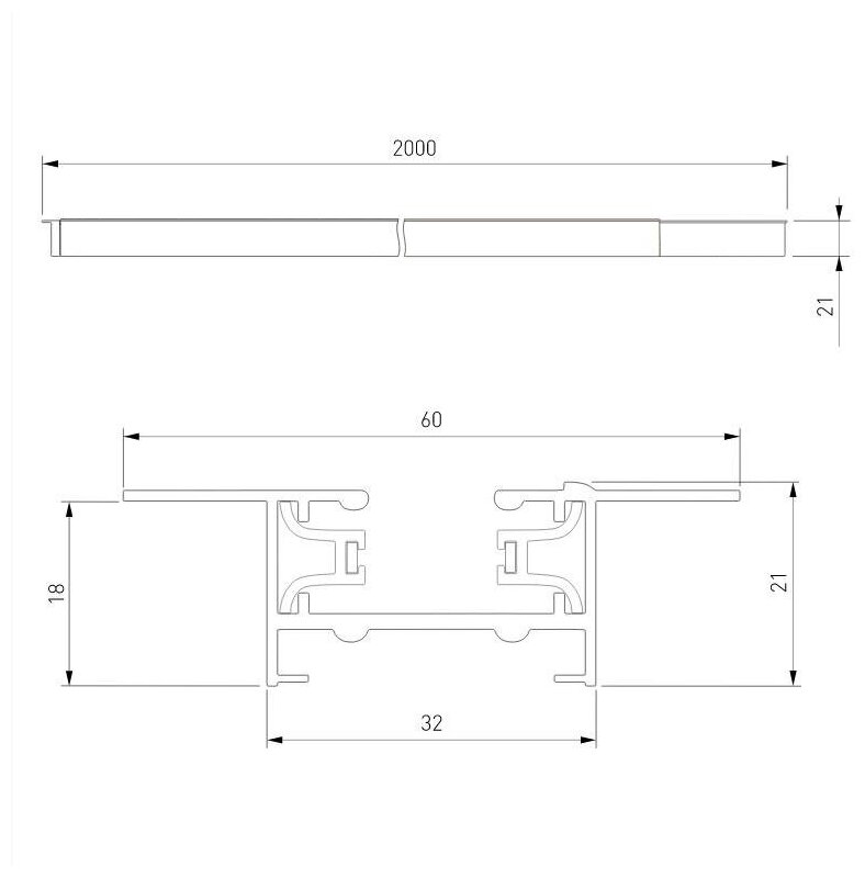 Встраиваемый однофазный шинопровод Elektrostandard Track Rail WH Recessed 4690389178535 - фото №8