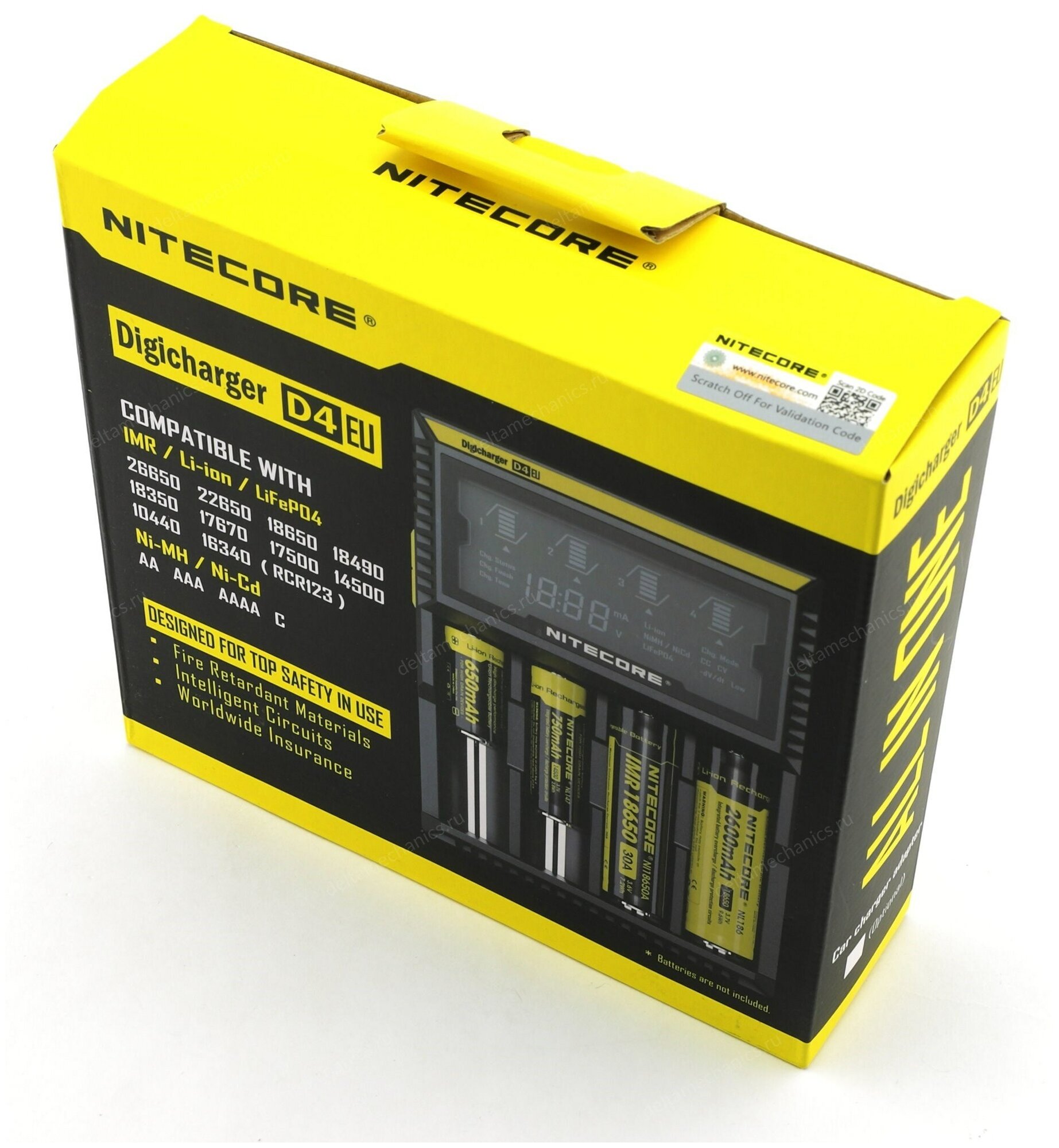 Зарядное устройство NITECORE D4 18650/16340 на 4*АКБ зарядное устройство