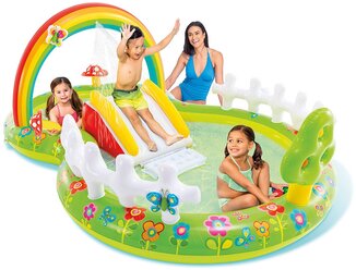 Intex Игровой центр-бассейн с игрушками "Мой сад" 290 x 180 x 104 см