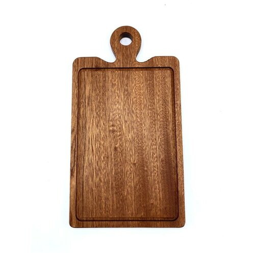 Большая разделочная доска с ручкой, Сапеле