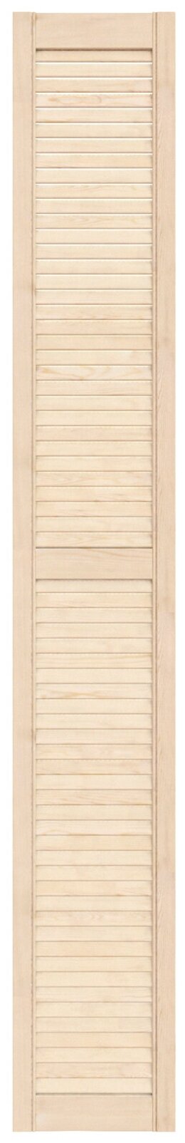 Дверь жалюзийная деревянная 294х2013мм сосна сорт Экстра / Дверца жалюзи / Створка для ширмы