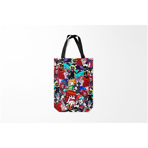 фото Сумка-шоппер / 31х42 см / геймерам / friday night funkin burnettie