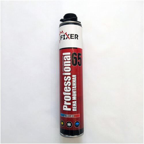 Пена монтажная FIXER 65 профессиональная всесезонная 850 мл 400₽