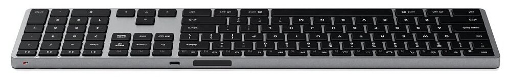 Клавиатура беспроводная Satechi Slim X3 Bluetooth Keyboard Backlit, BT, Серый космос, ST-BTSX3M-RU