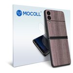 Пленка защитная MOCOLL для задней панели Samsung Galaxy Z Flip 3 Дерево Дуб Сонома - изображение