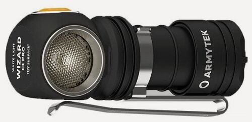 Изображение товара Фонарь налобный Armytek Wizard C1 Pro Magnet Usb, теплый свет