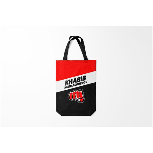 фото Сумка-шоппер / 31х42 см / боевые искусства / хабиб нурмагомедов burnettie