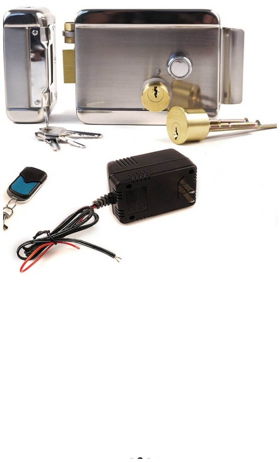 Электромеханический замок для дверей - комплект Leader Lock - инфинити - электромеханический замок на пульте управления