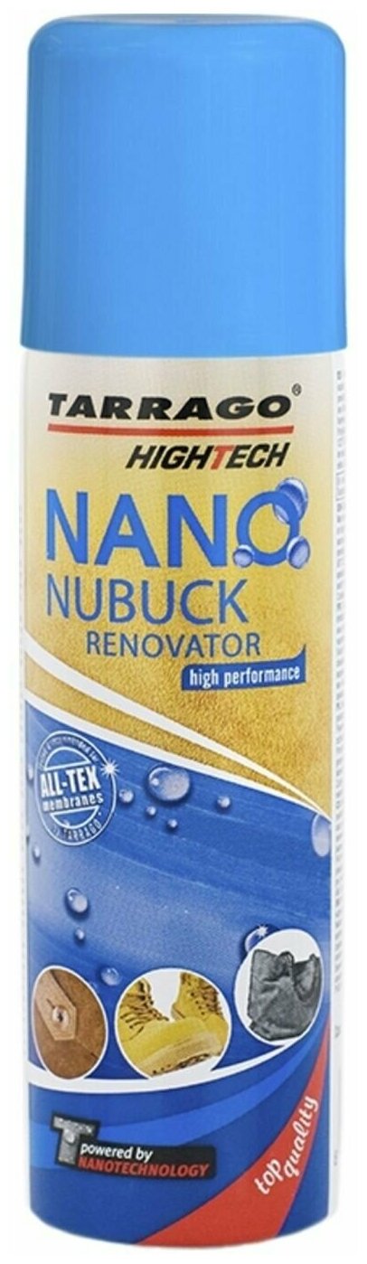 Аэрозоль для замши Tarrago NANO Nubuck Renovator, 200мл. бесцветный