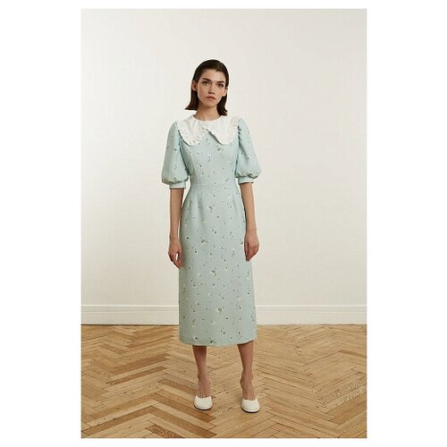 Платье-миди со съемным воротником 1811 eighteen one one