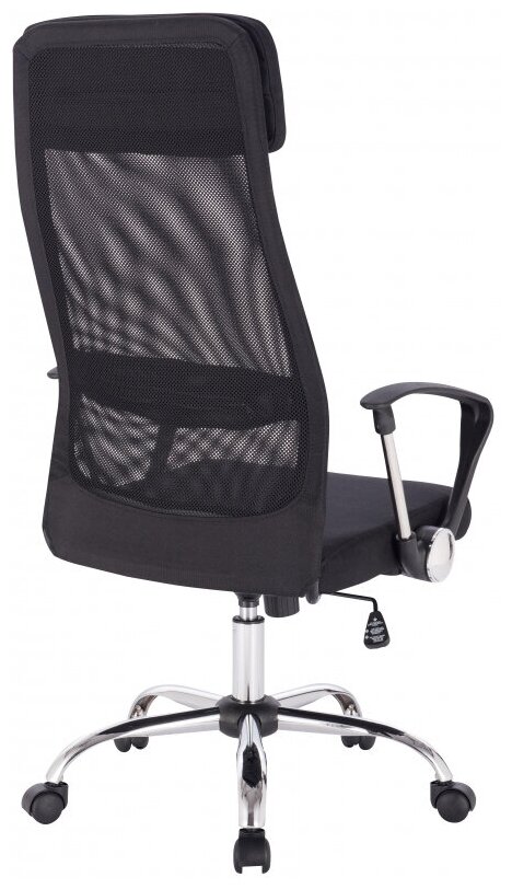 Кресло Easy Chair сетка/ткань черный хром