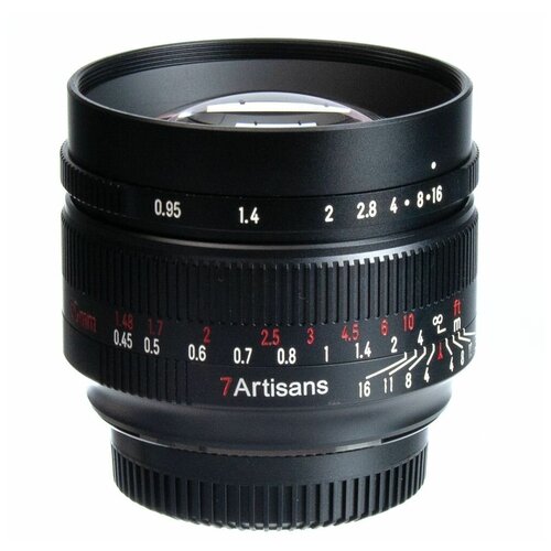 Объектив 7artisans 50mm F095 micro 43 черный 1595000₽