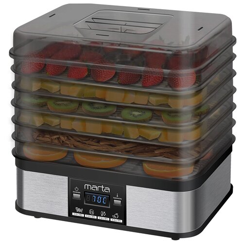MARTA MT-FD1887C 11 поддонов 63 для ягод2 для пастилы сушилка дфруктововощей 479600₽
