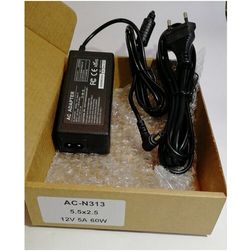 Блок питания для монитора 12V 5A разъём 55 x 25 мм 60W 105000₽