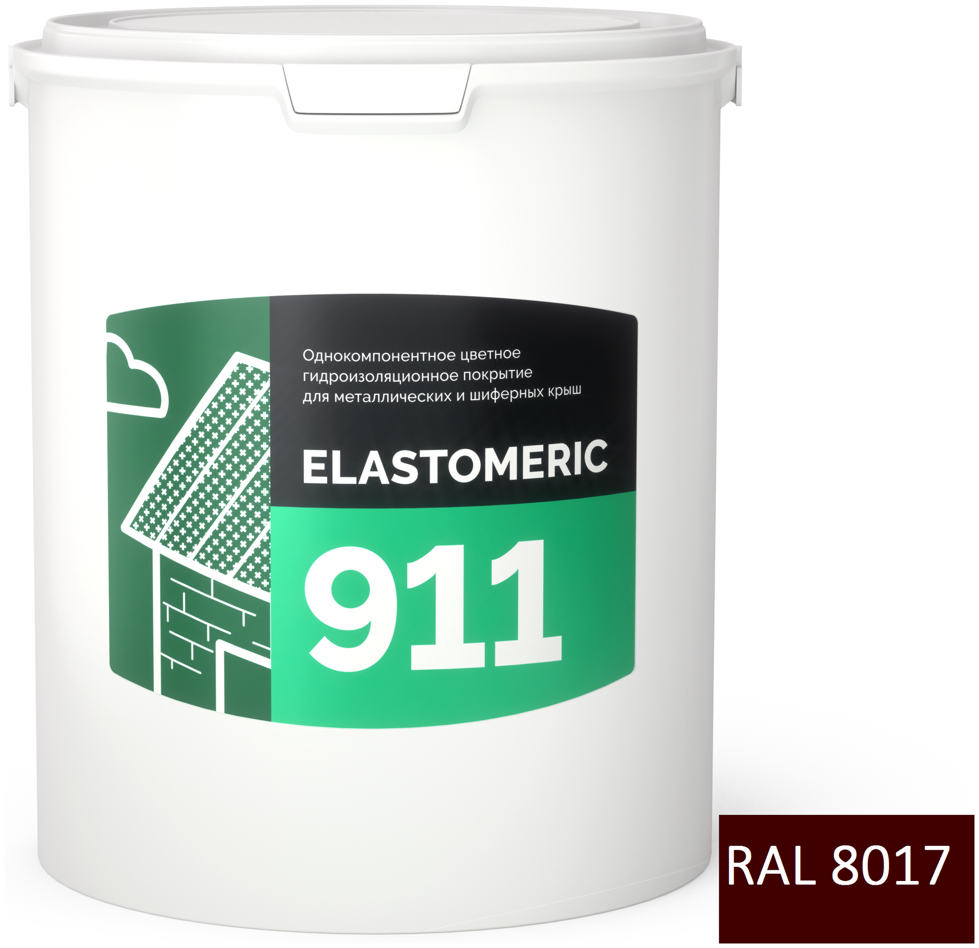 Elastomeric Systems Кровельная мастика 6кг. коричневый elastomeric-911 8017003