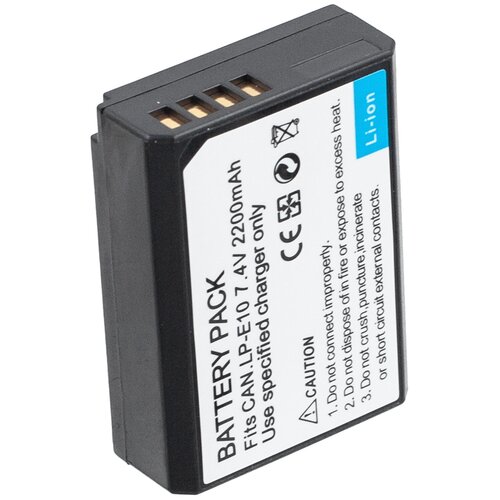 Аккумулятор LP-E10 для Canon EOS 1100D, 1200D, 1300D - 1500mAh ack e10 power adapter for canon eos 1100d eos 1200d 1300d onleny