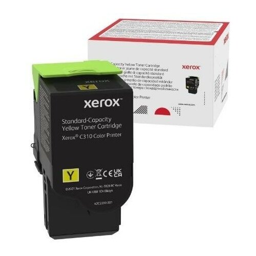 xerox тонер картридж оригинальный xerox 006r04361 синий 2k Xerox Тонер-картридж оригинальный Xerox 006R04363 желтый 2K