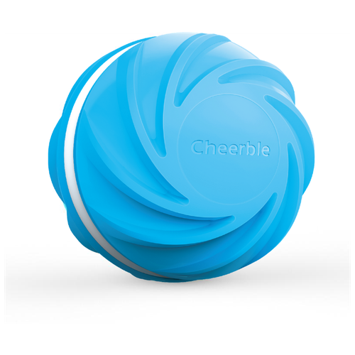 Интерактивная игрушка для собак, мячик дразнилка Cheerble Wicked Ball Циклон-голубой интерактивная игрушка для кошек и котят cheerble ball m1 серый