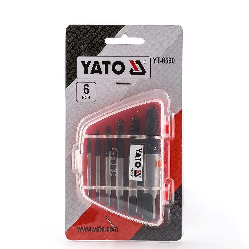 Набор экстракторов резьбы YATO M3-M25 6 шт YT-0590 — фото 5