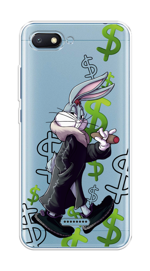 Силиконовый чехол "Rich Bugs Bunny" на Xiaomi Redmi 6A / Сяоми Редми 6А