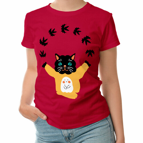 фото Футболка roly, размер l, красный