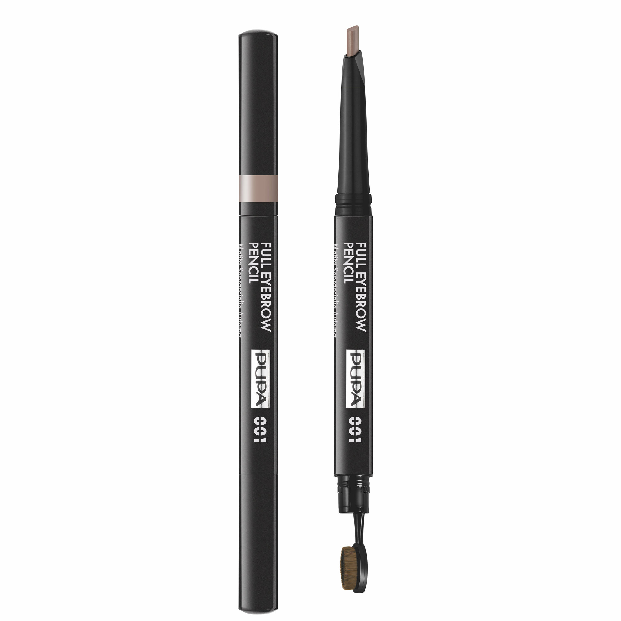 PUPA Карандаш для бровей автоматический FULL EYEBROW PENCIL №001 светло-коричневый