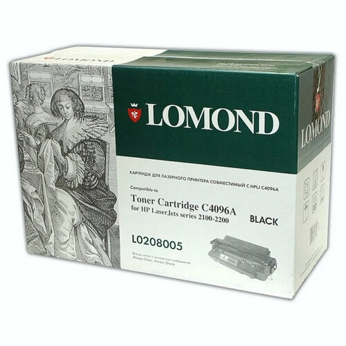 L0208005 Тонер-картридж Lomond C4096A Черный для принтеров HP LaserJet 2100/2200, 4500 страниц